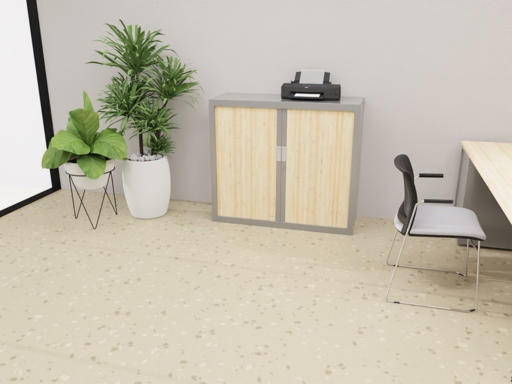 Główna galeria - Szafa metalowa żaluzjowa Basycs 1020x1000 mm - Kolor Biały (5)