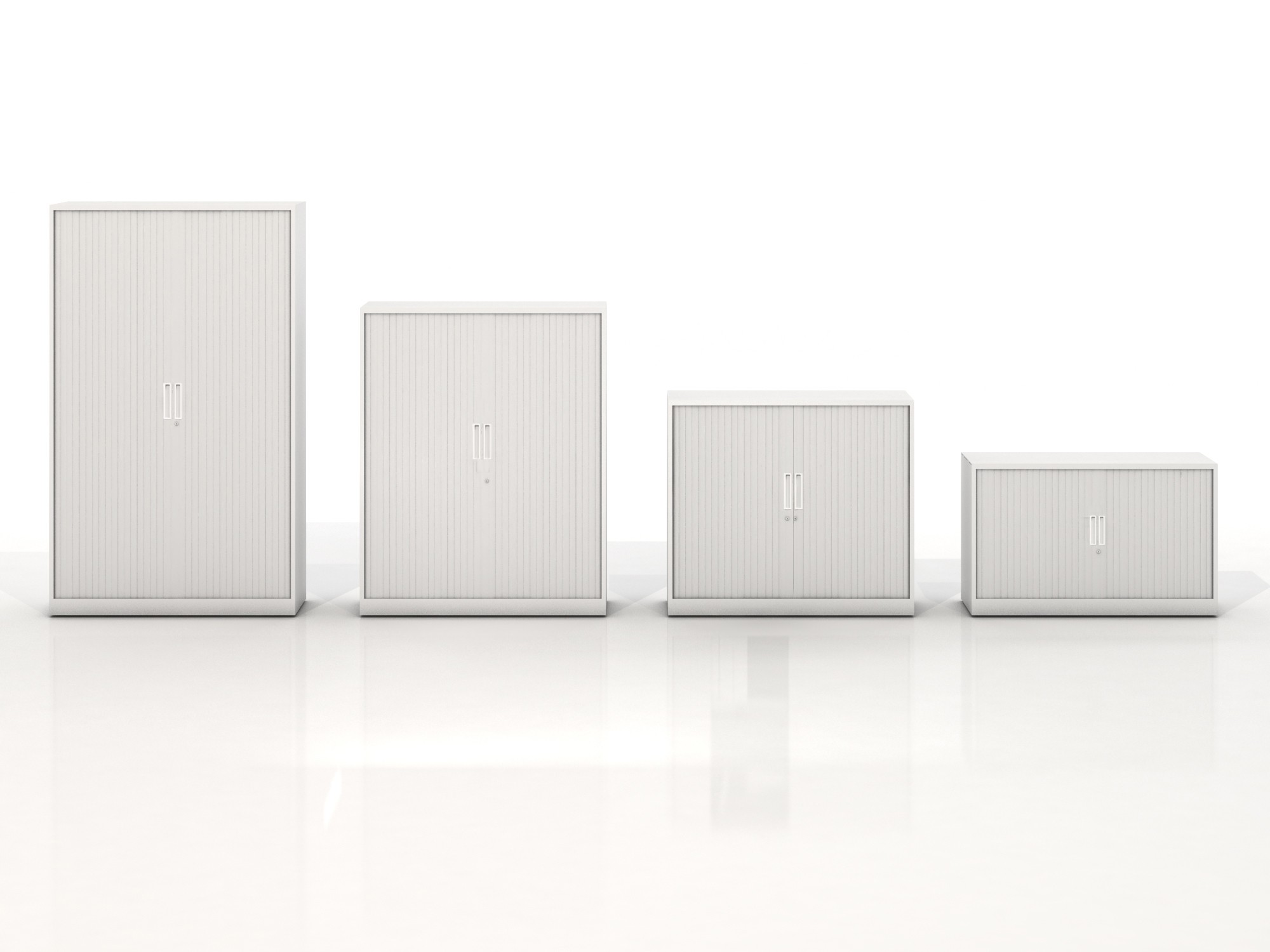 Główna galeria - Szafa metalowa żaluzjowa firmy Majencia-Nowy Styl Basycs 1980x1000 mm - Kolor Srebrny + Szary (4)