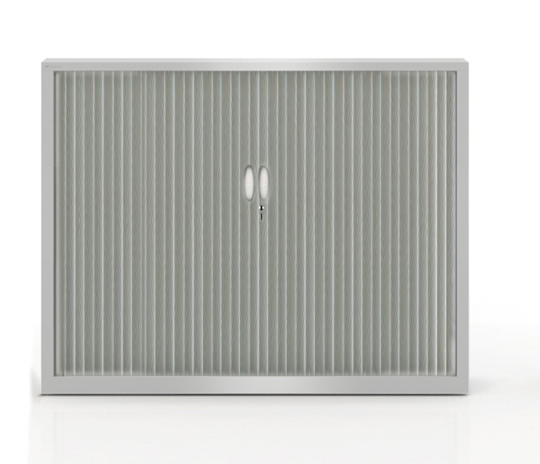 Szafa metalowa żaluzjowa Ecozen 1020x1000 mm - Kolor Srebrny + Aluminium