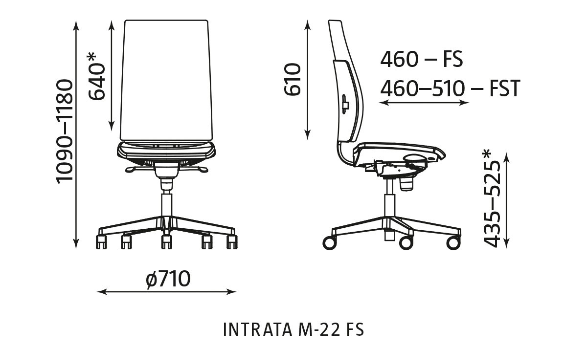 Główna galeria - Fotel obrotowy INTRATA M-22 FS (4)