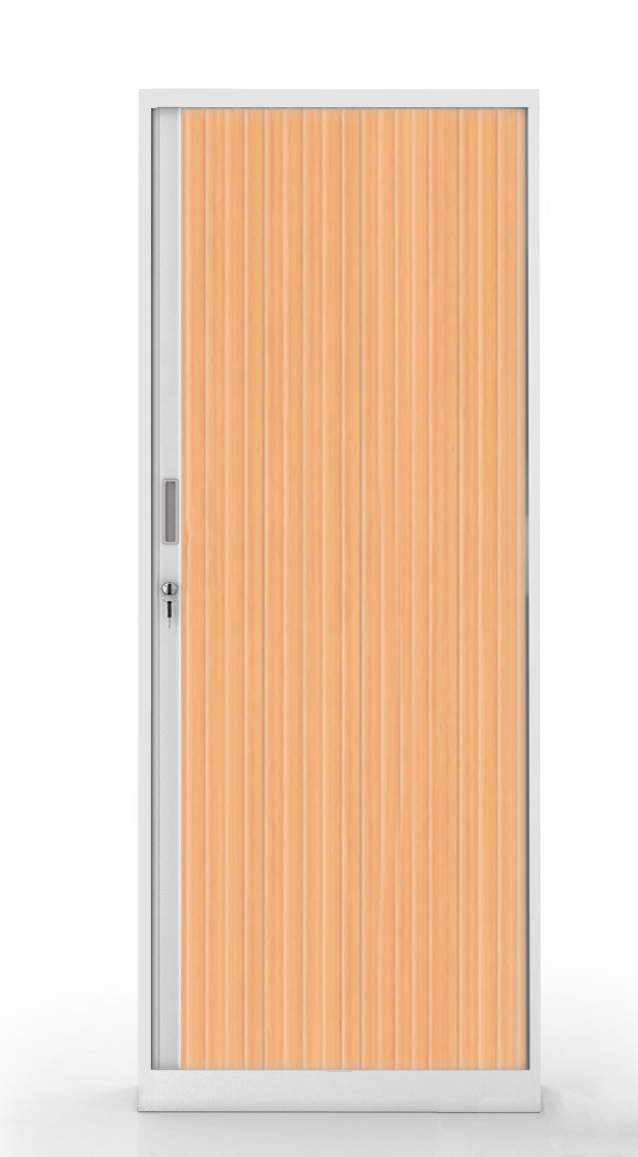 Główna galeria - Szafa metalowa żaluzjowa firmy Majencia-Nowy Styl Basycs 1980x600 mm - Kolor Szary + Jabłoń (4)