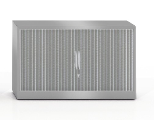 Szafa metalowa żaluzjowa Filea 740x800 mm - Kolor Srebrny + Aluminium