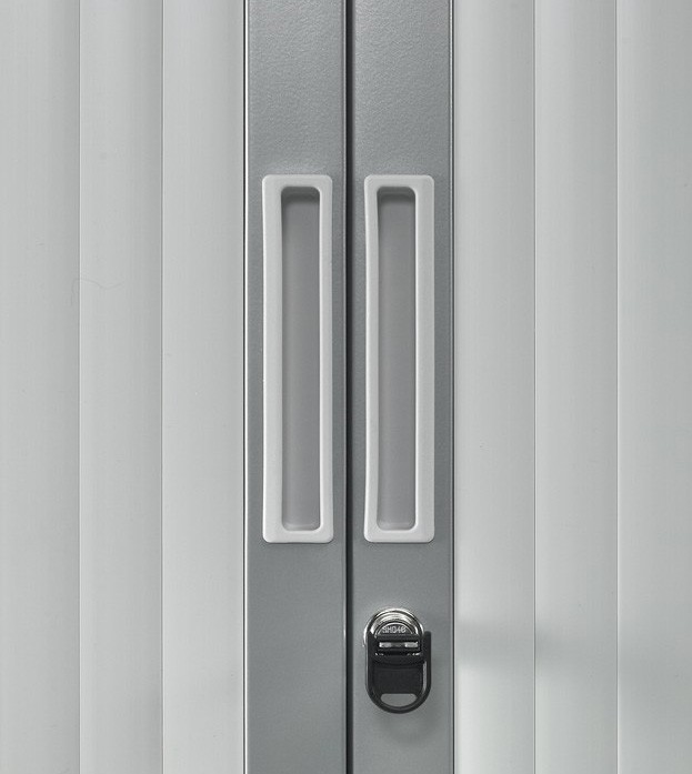 Główna galeria - Szafa metalowa żaluzjowa firmy Majencia-Nowy Styl Basycs 700x800 mm - Kolor Biały + Czarny (5)