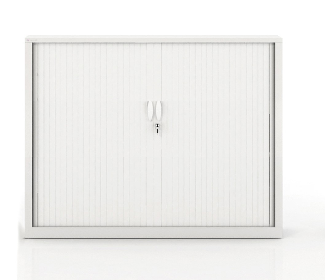 Szafa metalowa żaluzjowa firmy Majencia-Nowy Styl Filea 1020x1000 mm - Kolor Biały