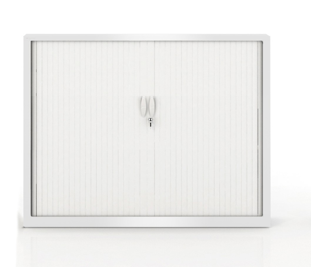 Szafa metalowa żaluzjowa firmy Majencia-Nowy Styl Filea 1020x1000 mm - Kolor Biały