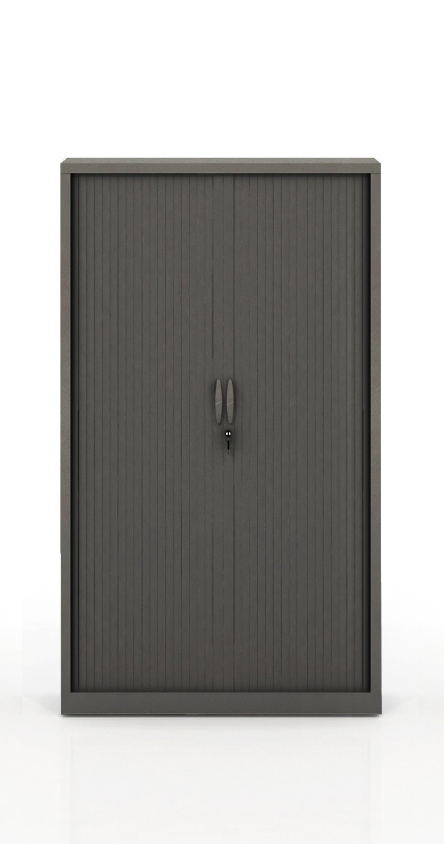 Szafa metalowa żaluzjowa Filea 1680 x 1000 mm - Kolor Ciemnoszary