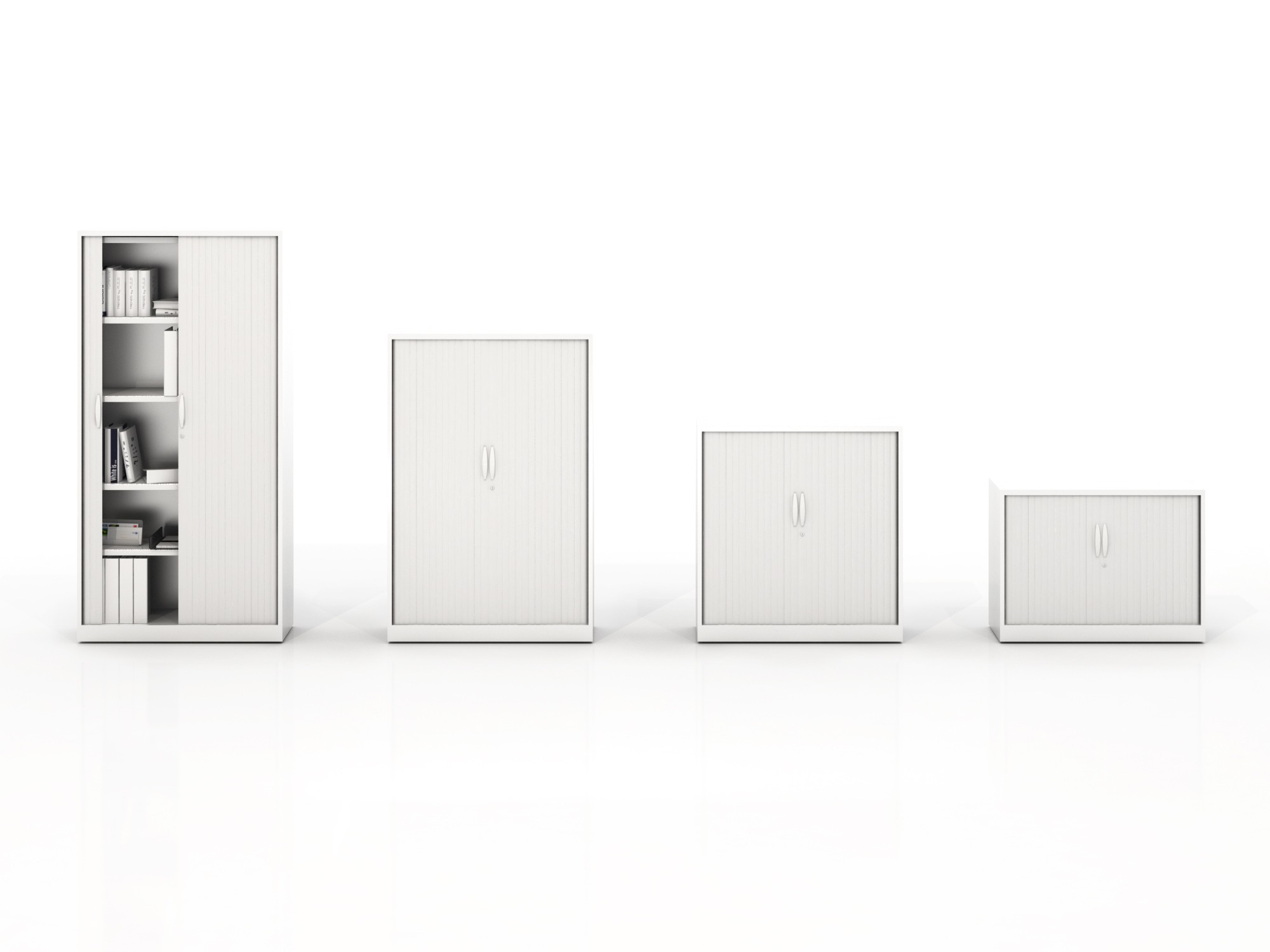 Główna galeria - Szafa metalowa żaluzjowa Filea 700x800 mm - Kolor Biały + Klon jasny (4)