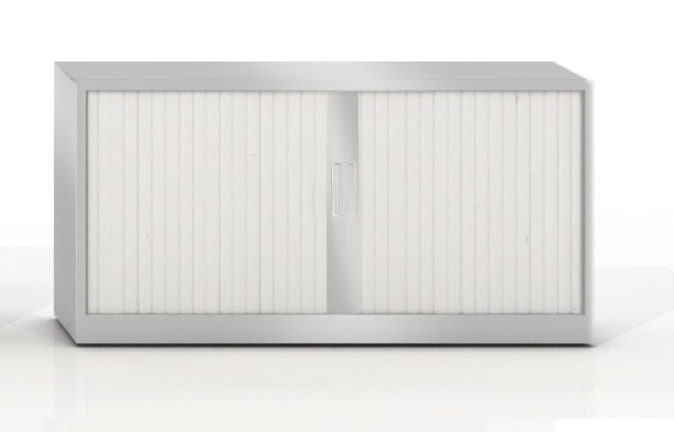 Główna galeria - Szafa metalowa żaluzjowa firmy Majencia-Nowy STYL Basycs 700x1200 mm - Kolor Srebny + Szary (8)