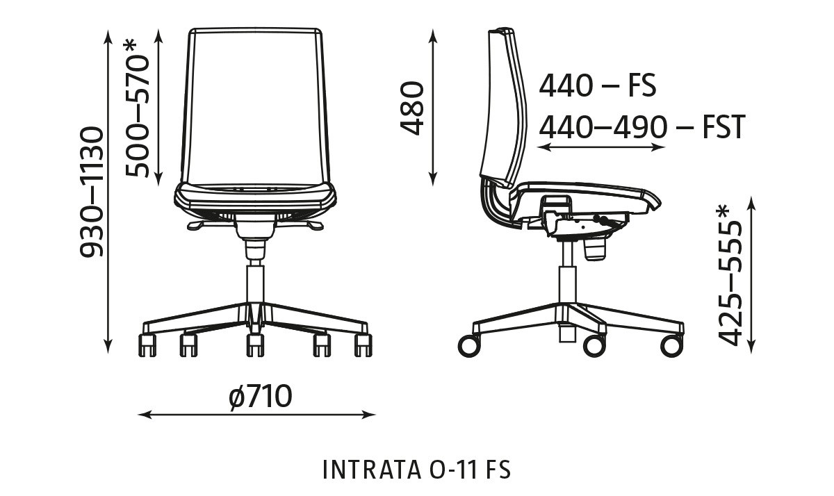 Główna galeria - Fotel obrotowy INTRATA O-11 FS (2)
