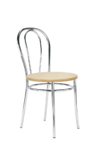 Główna galeria - Krzesło kawiarniane TULIPAN CR/RAL WOOD (2)