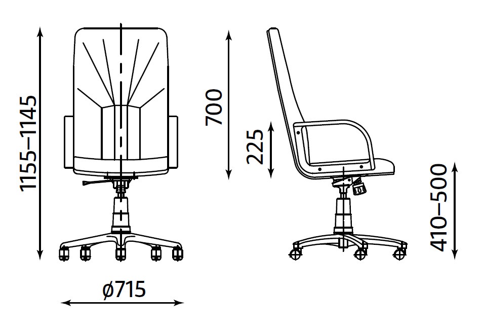 Główna galeria - Fotel obrotowy MANAGER TS06 (2)