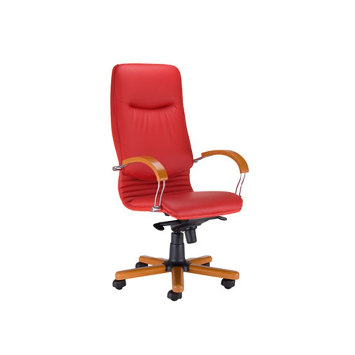 Fotel obrotowy NOVA WOOD CHROME