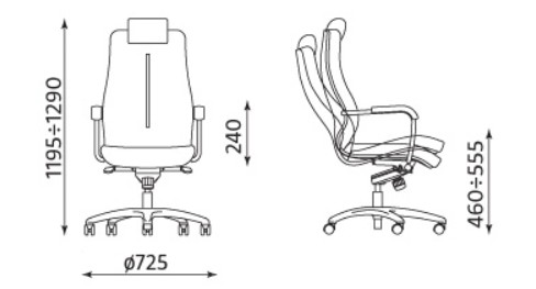Główna galeria - Fotel obrotowy SONATA LUX 24/7 HRU (2)
