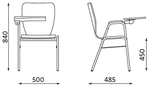 Krzesło sklejkowe WING II TR