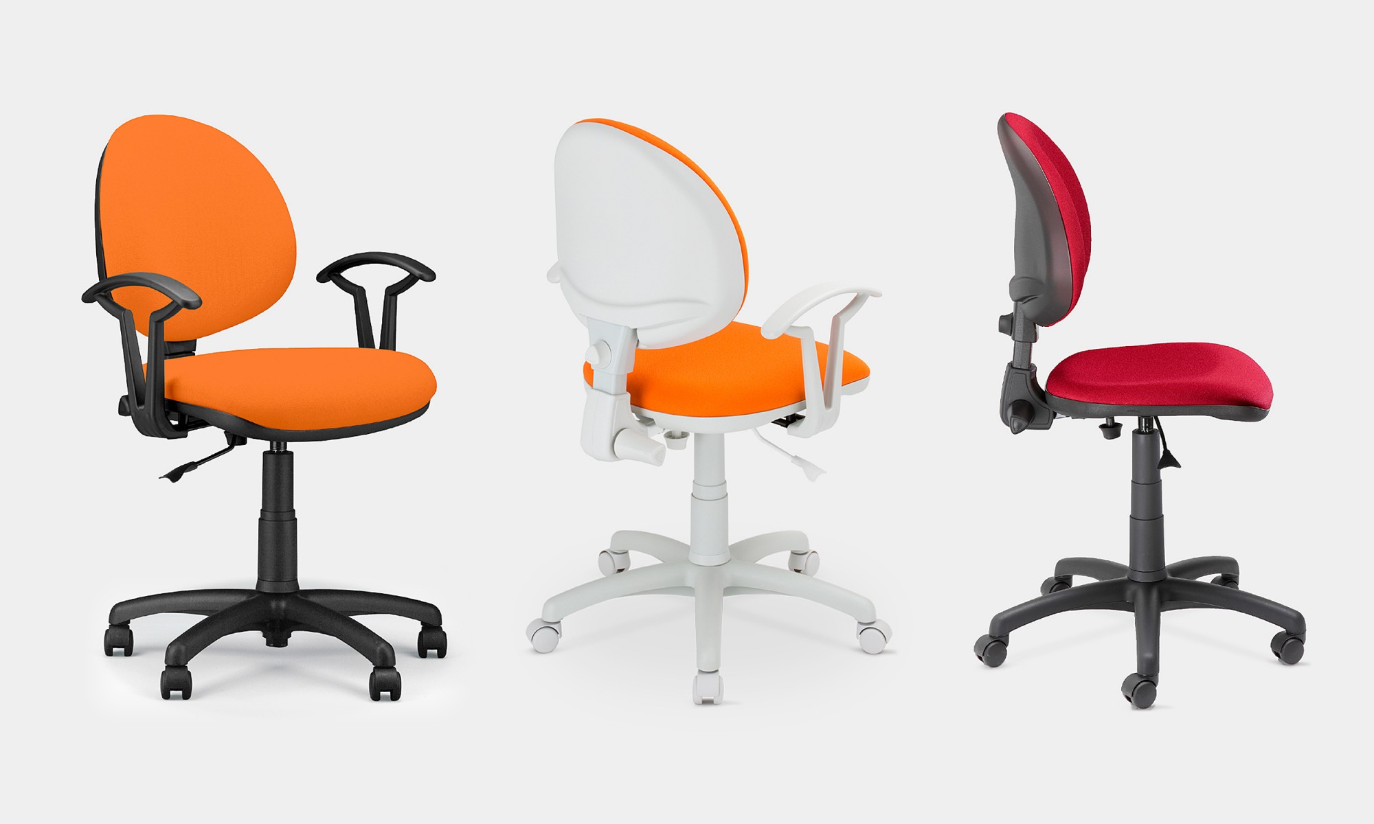 Główna galeria - Krzesło pracownicze SMART R3K2-NS ST01-CR (3)