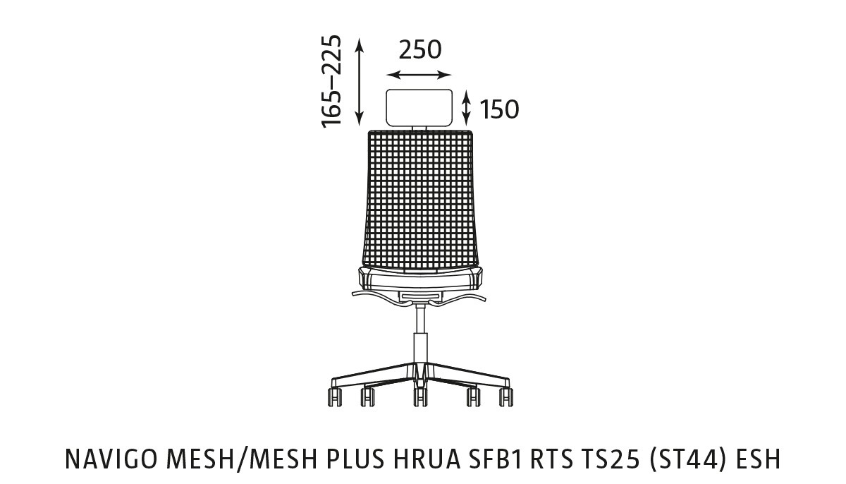 Główna galeria - Navigo KRZESŁO BIUROWE OBROTOWE MESH PLUS (6)