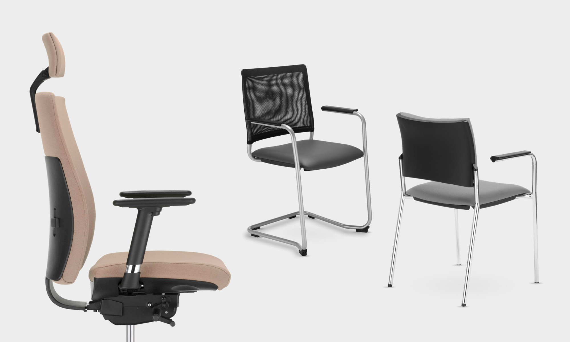 Krzesło konferencyjne INTRATA V-32-CFBL-NA