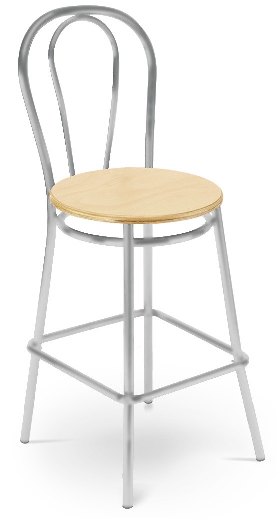 Stołek barowy TULIPAN HOCKER WOOD