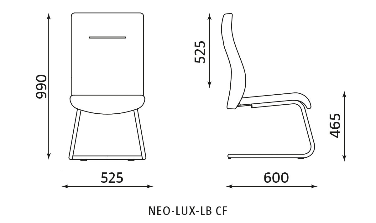 Główna galeria - Fotel stacjonarny NEO-LUX-LB CF (2)