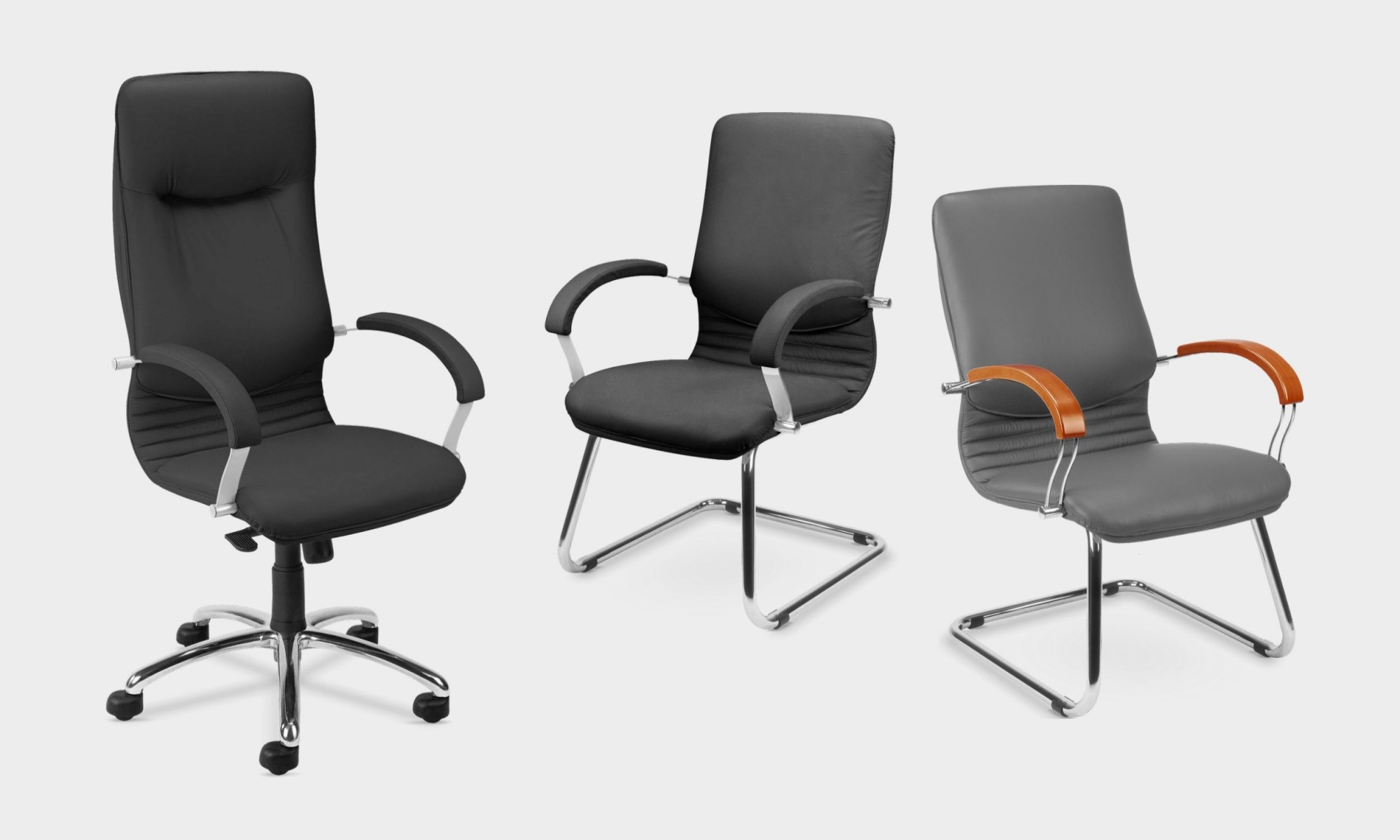 Główna galeria - Fotel stacjonarny NOVA WOOD STEEL CF LB CHROME (4)