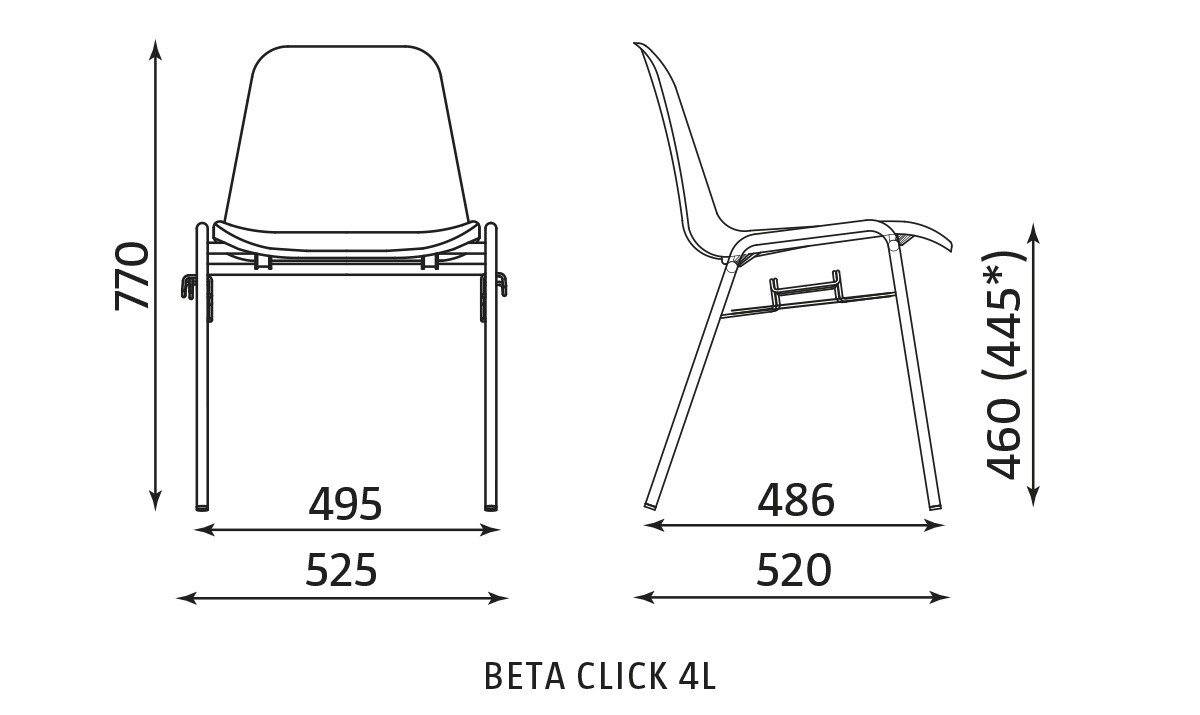 Główna galeria - Krzesła konferencyjne BETA CLICK 4L-CR (3)