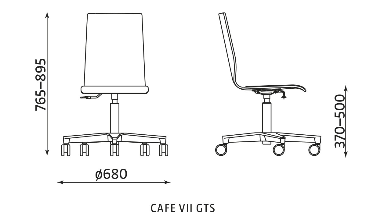 Główna galeria - Krzesło sklejkowe CAFE VII GTS (2)